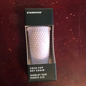 Starbucks Matte purple keychain